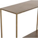 Eiffel 80 X 14 inch Antique Brass Console Table